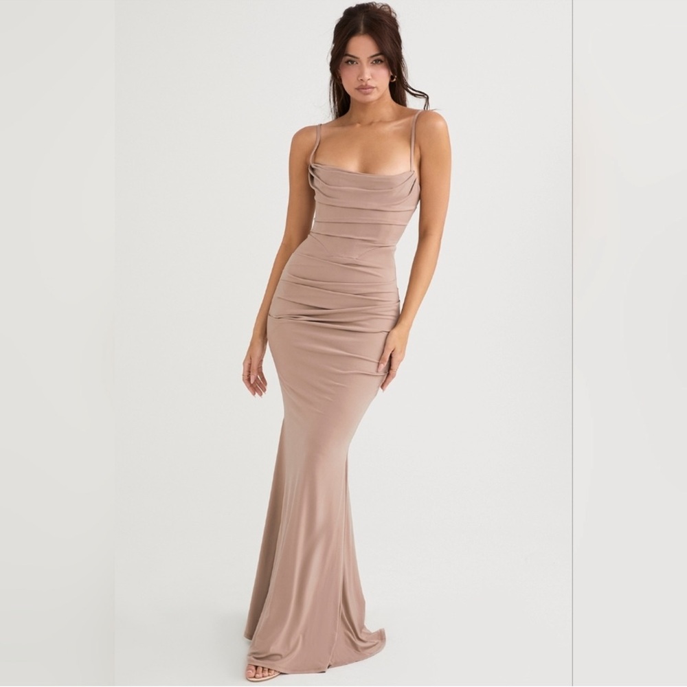 House of CB Milena dress - Almond